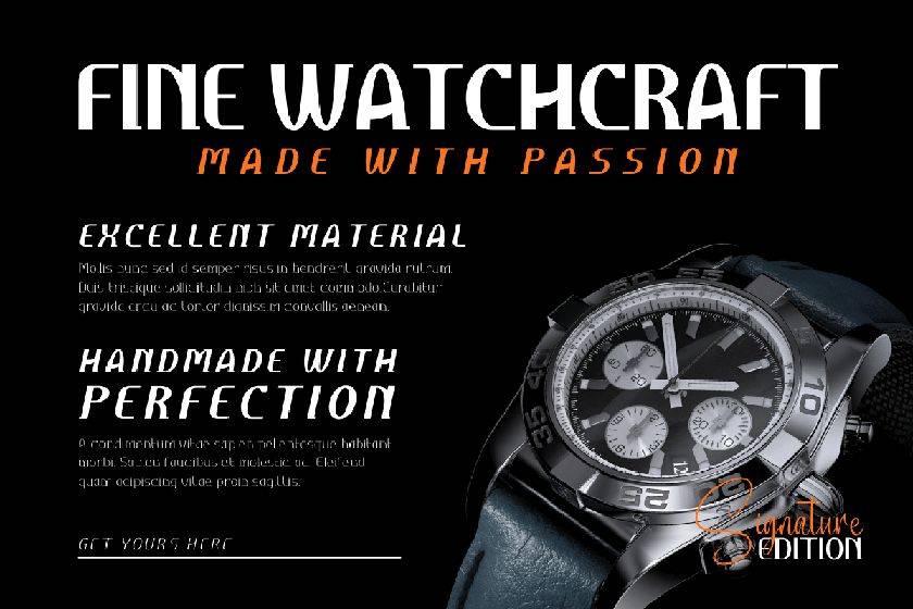 Daimor Font sample