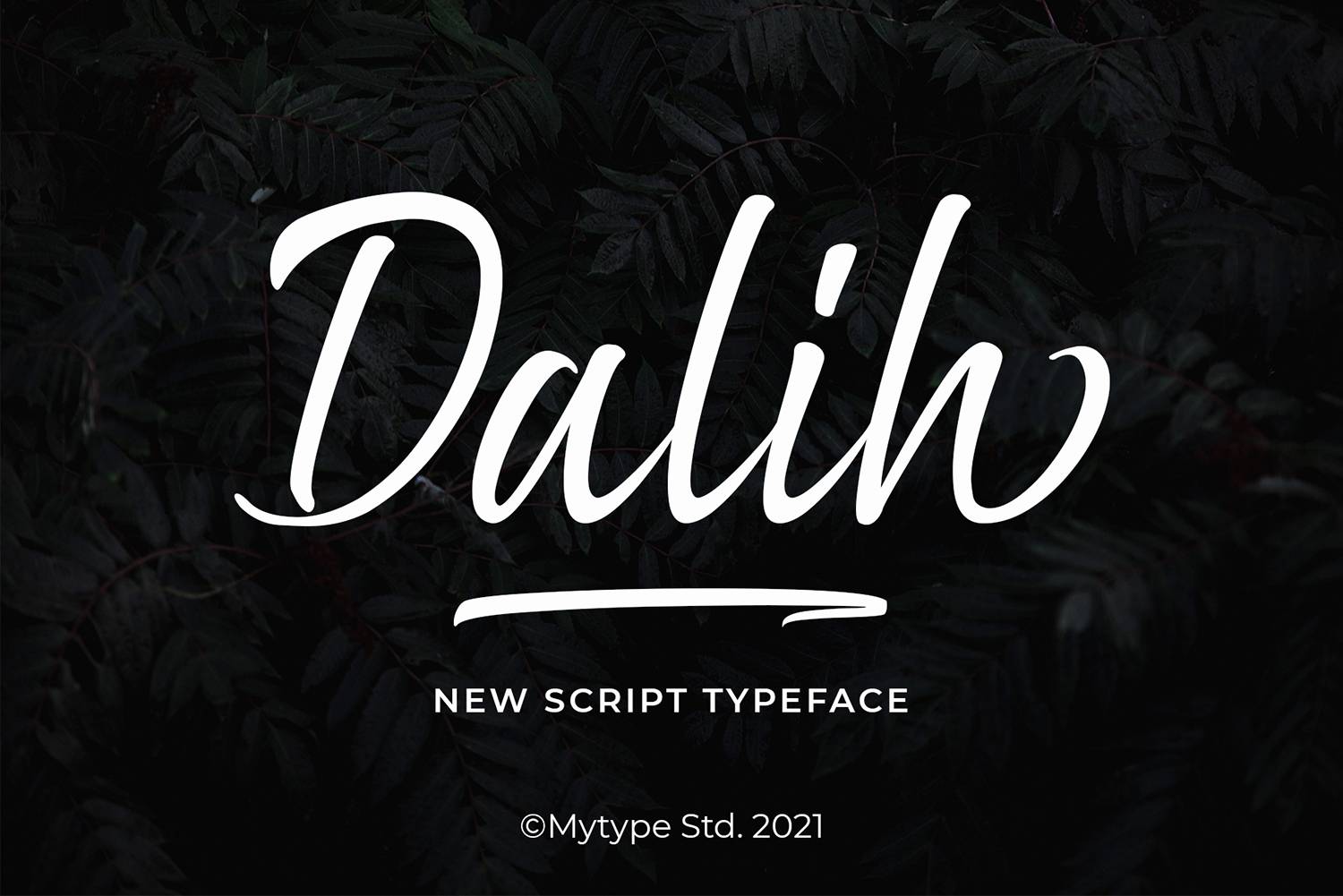Dalih Font sample