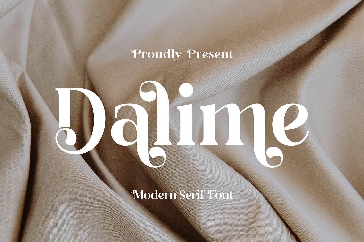 Dalime Font sample