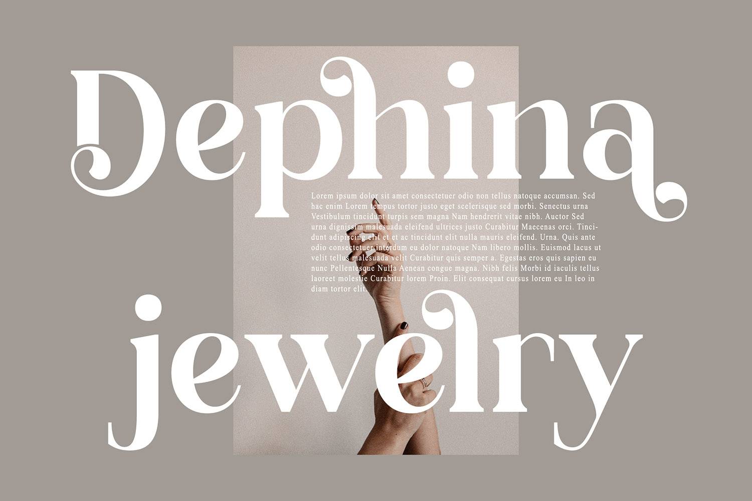 Dalime Font sample
