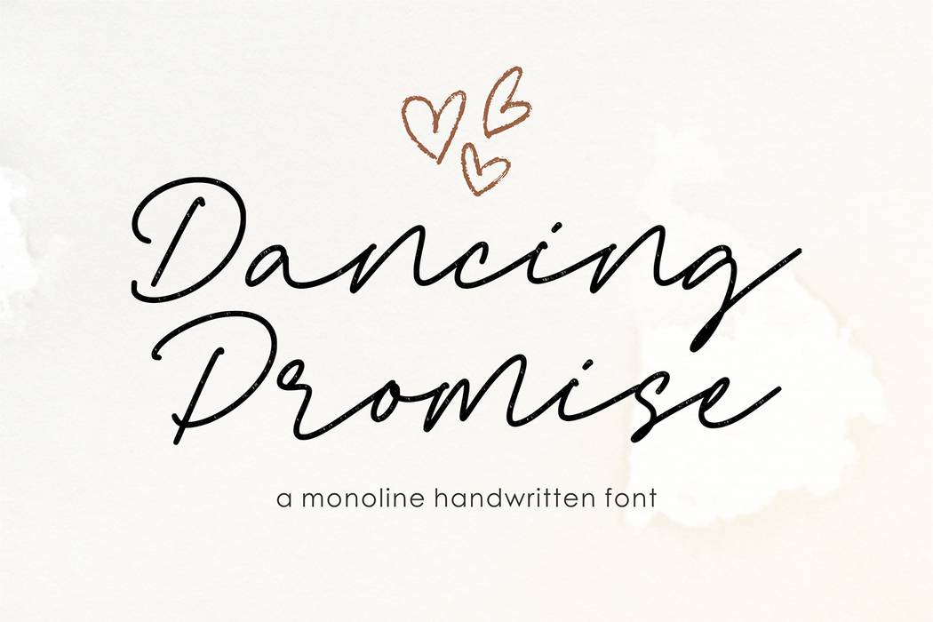 Dancing Promise Font sample
