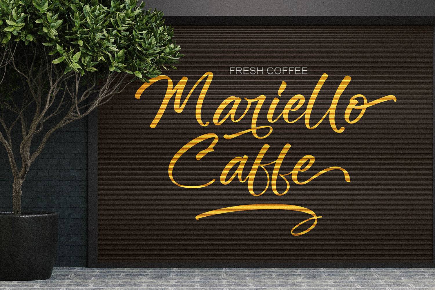 Darhouty Frederics Font sample