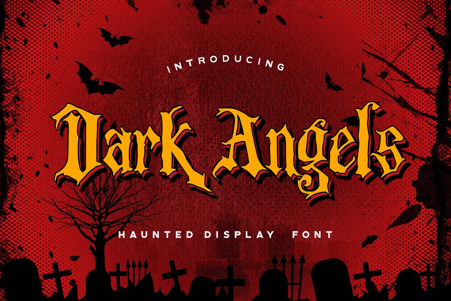 Dark Angels Font sample