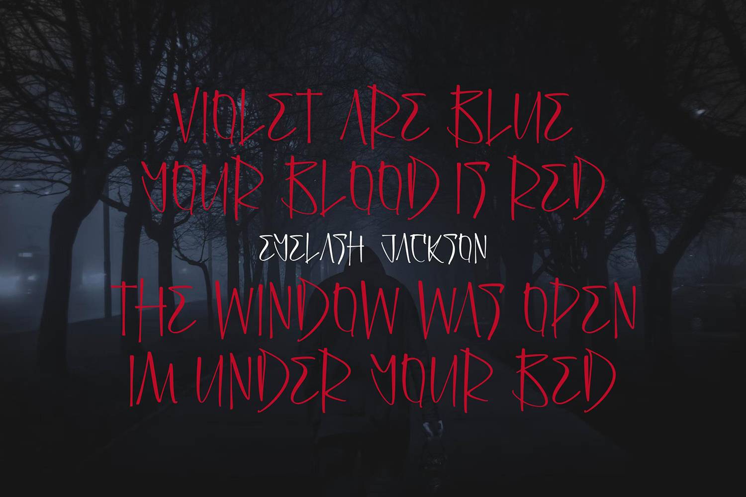Dark Triad Font sample