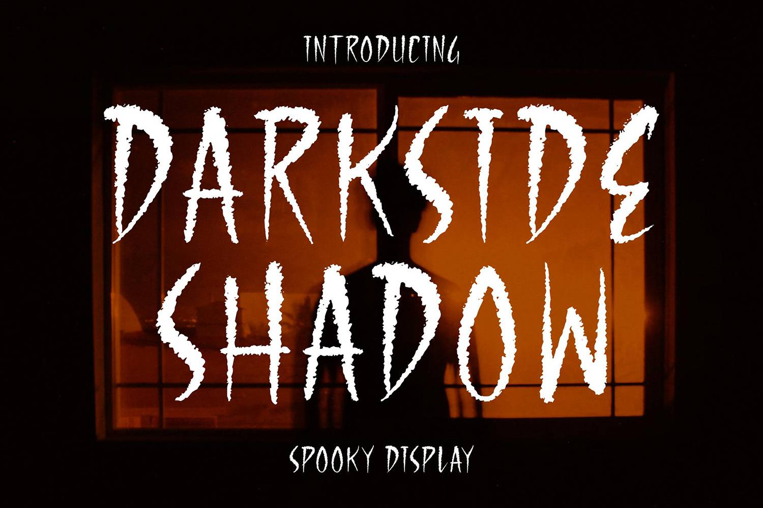 Darkside Shadow Font sample
