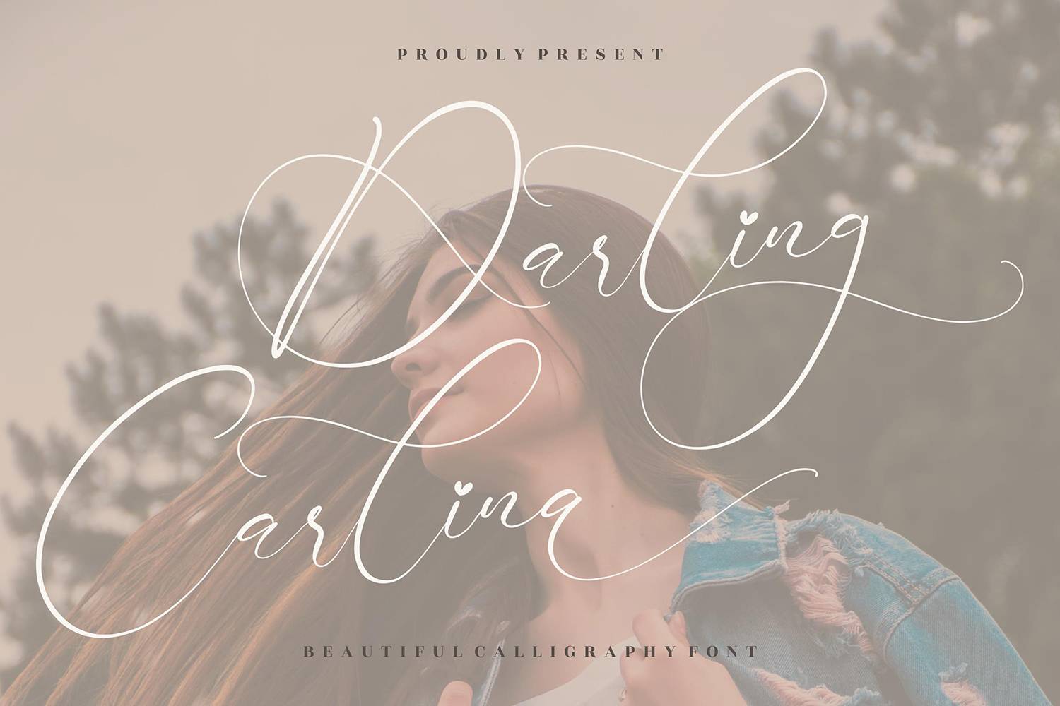 Darling Carlina Font sample