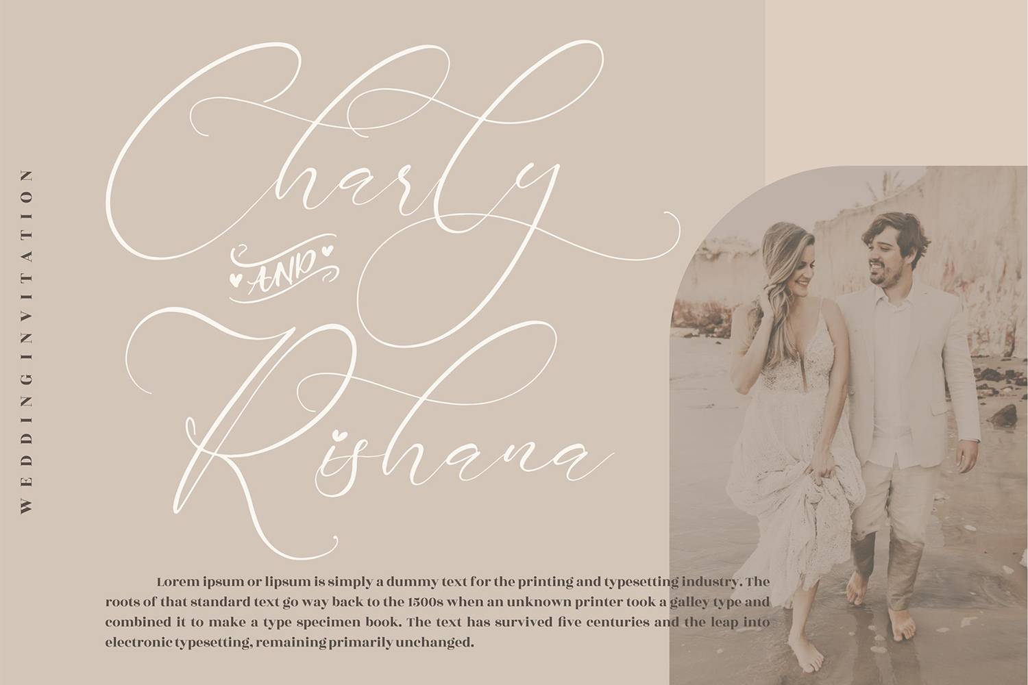 Darling Carlina Font sample