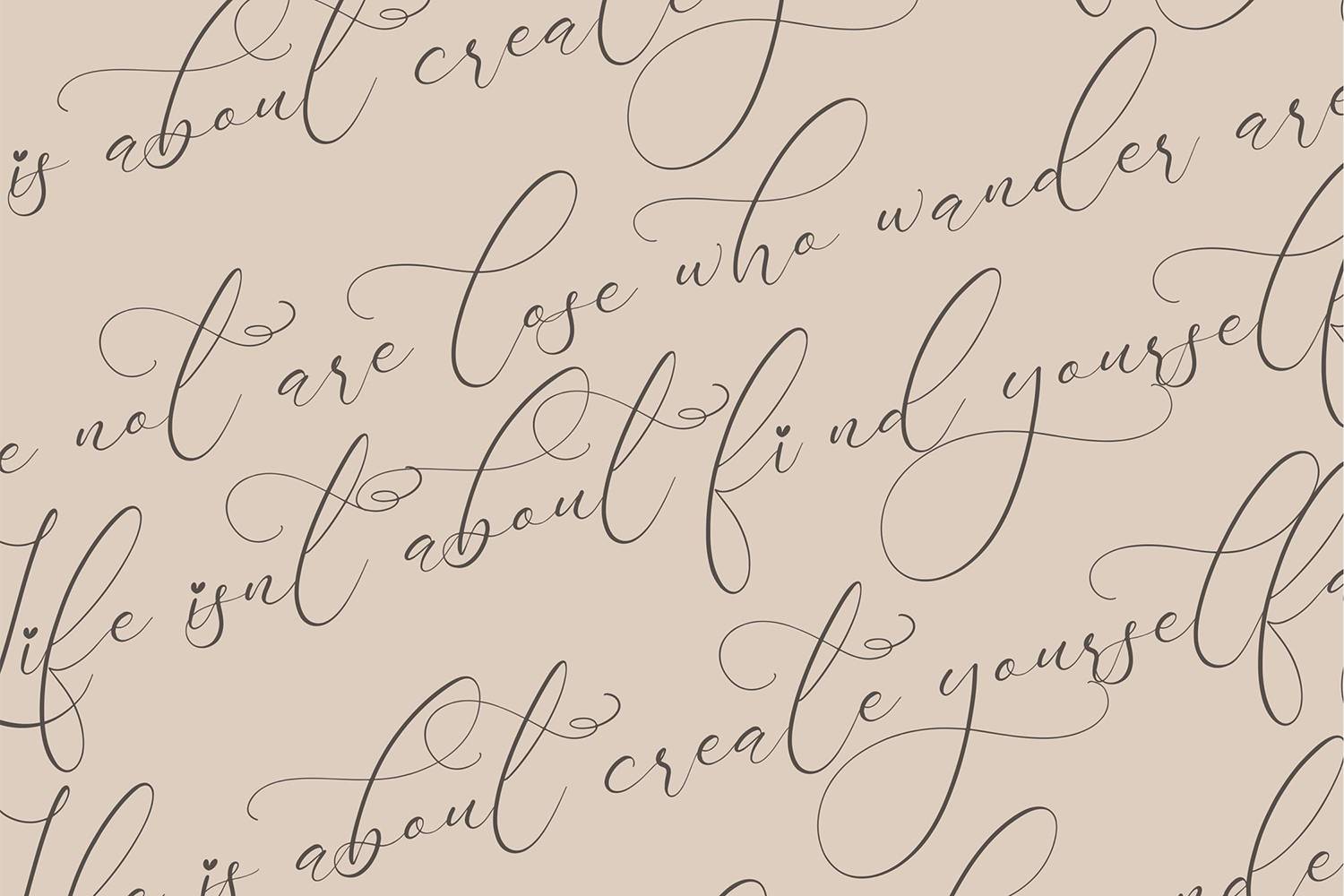 Darling Carlina Font sample