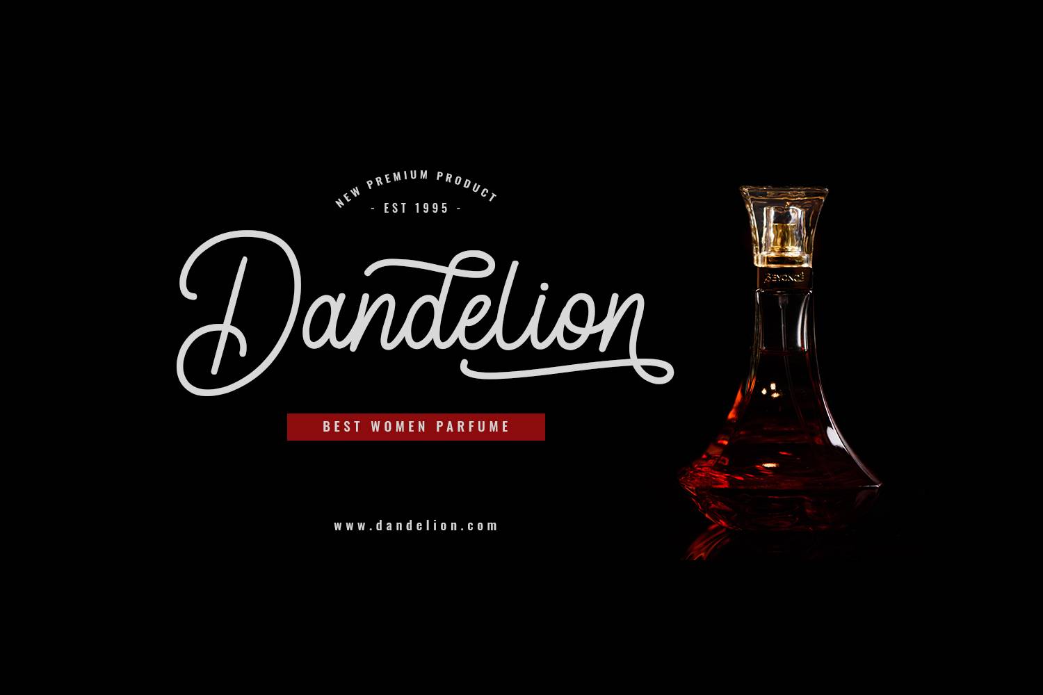 Darlington Font sample