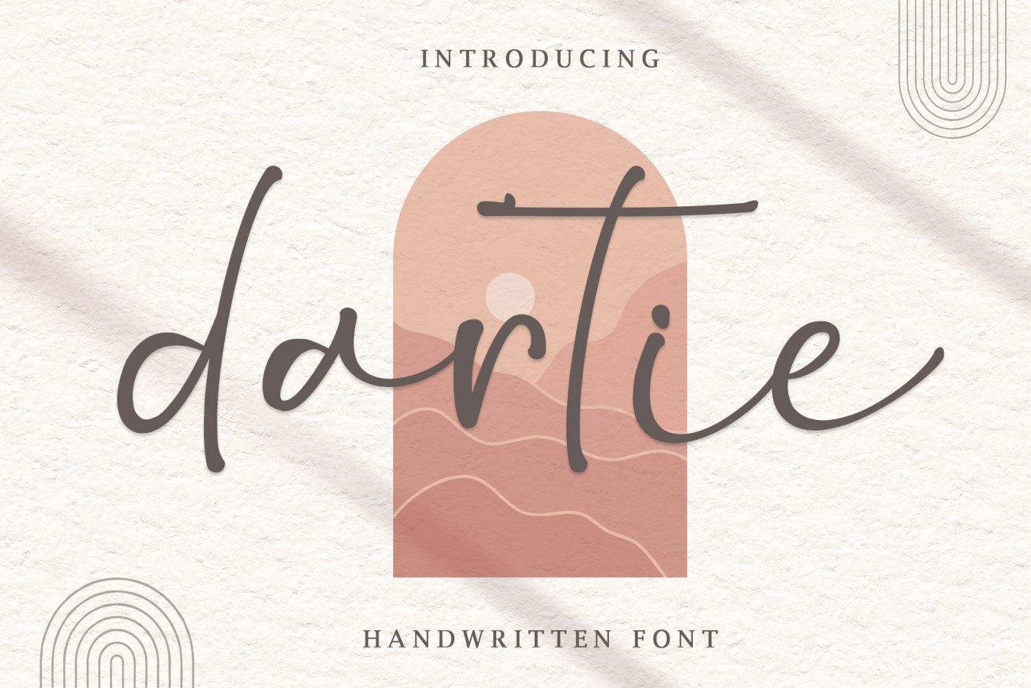 Dartie Font sample