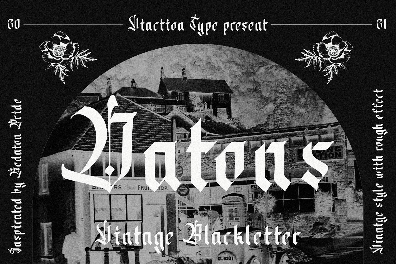 Datons Font sample