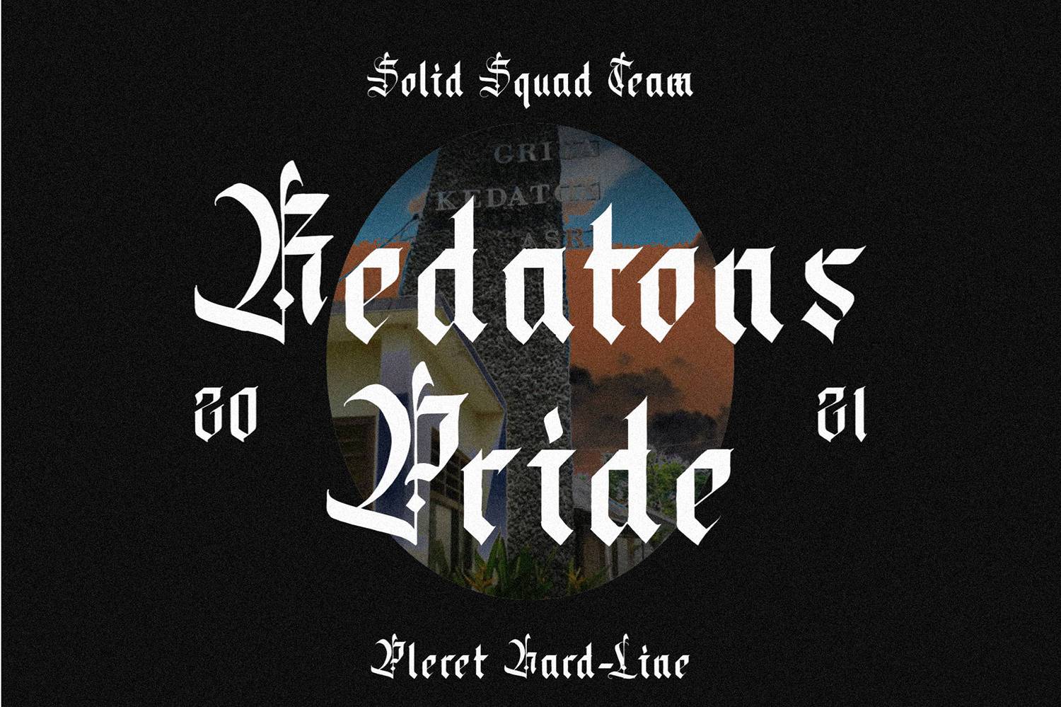 Datons Font sample