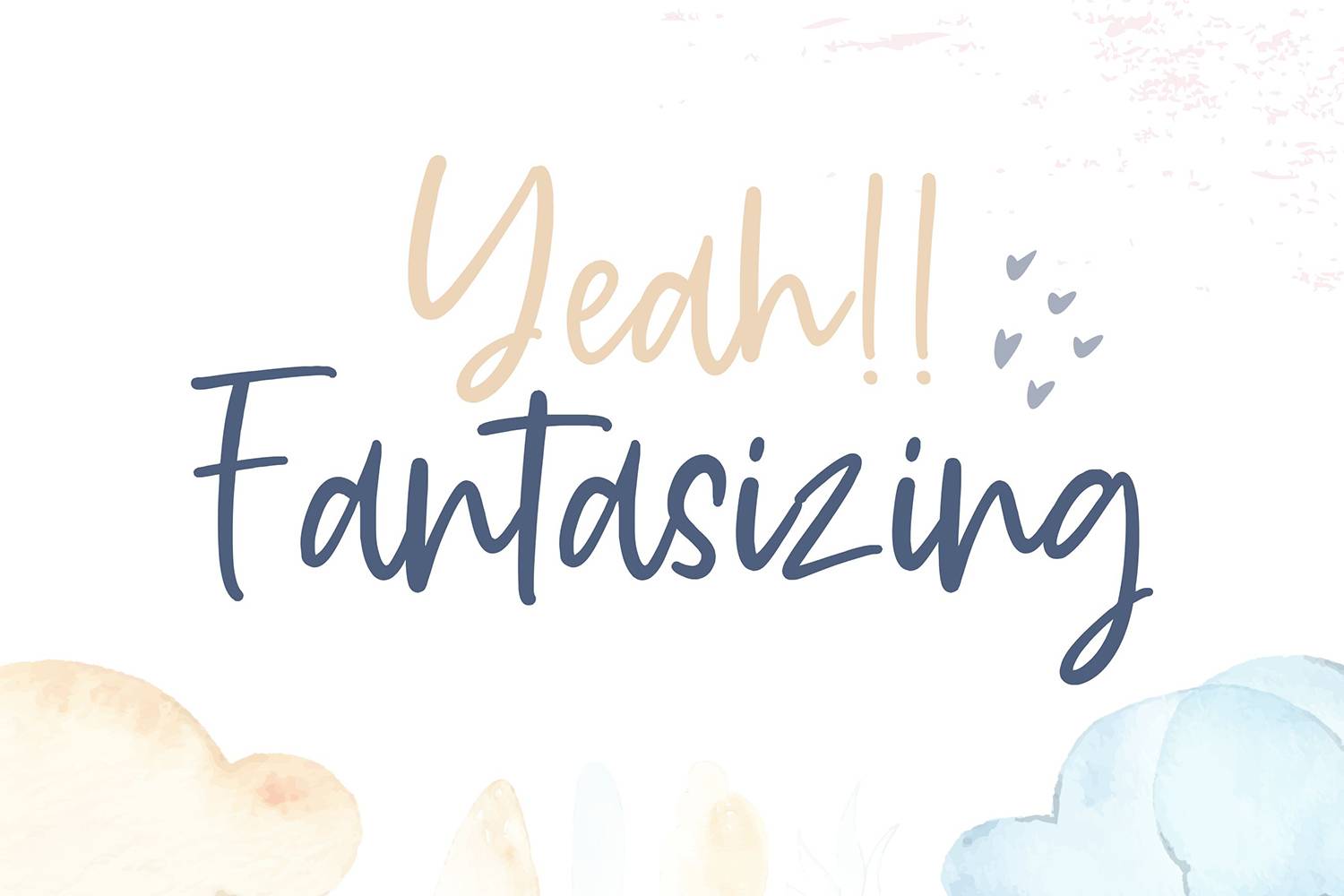 Daydream Font sample