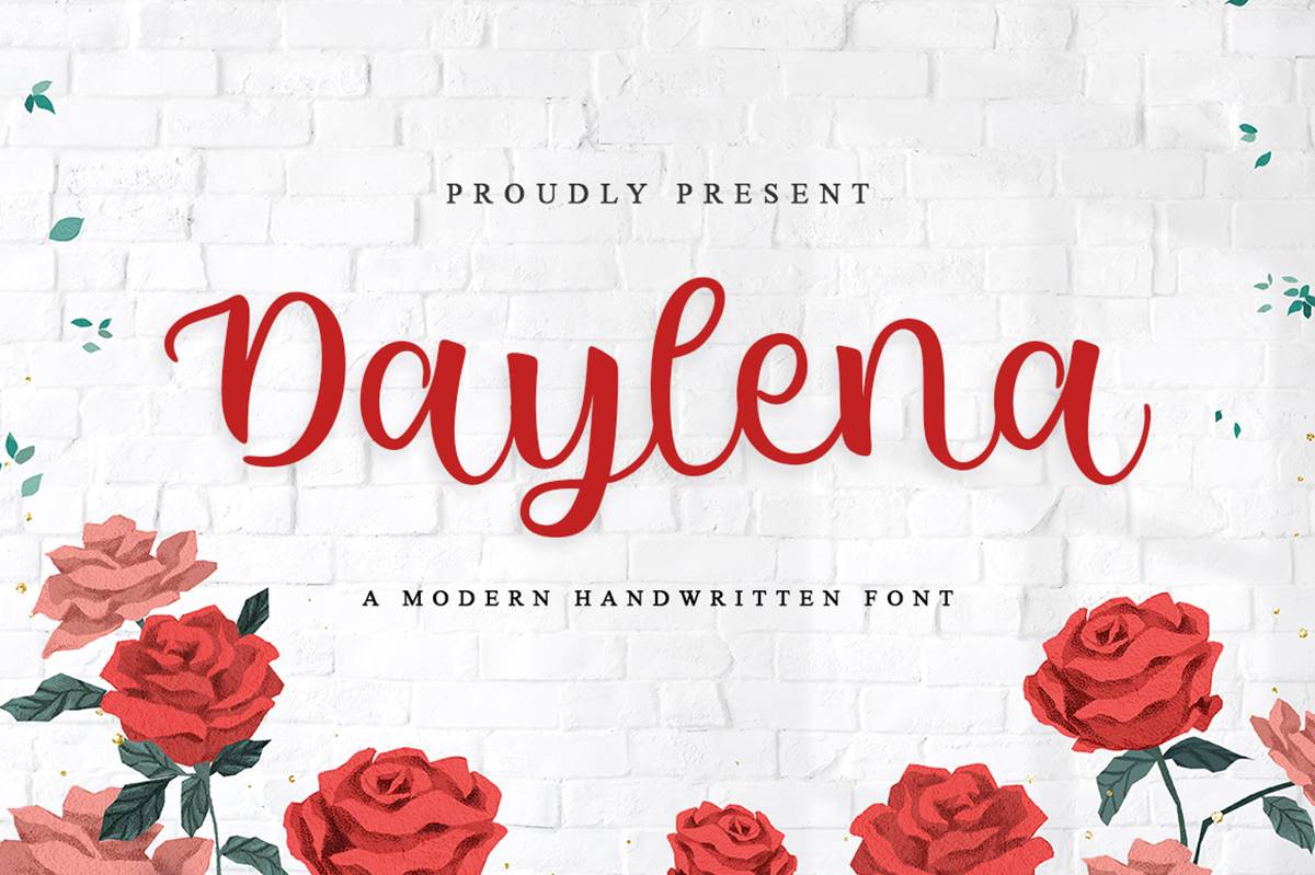 Daylena Font sample