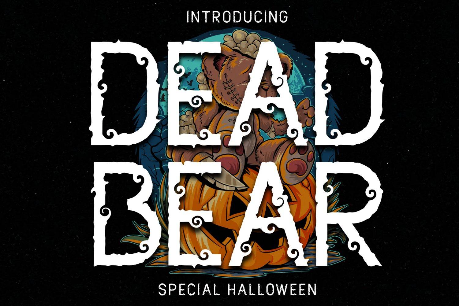 Dead Bear Font sample