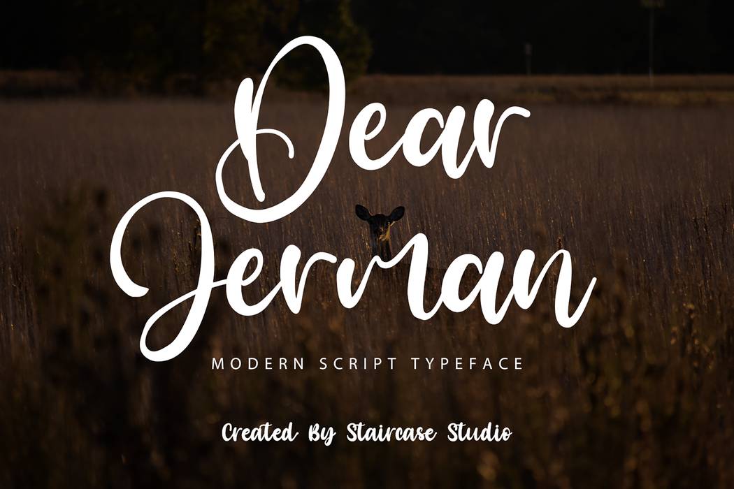 Dear Jerman Font sample