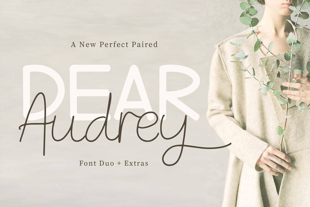 DearAudrey Font Duo sample