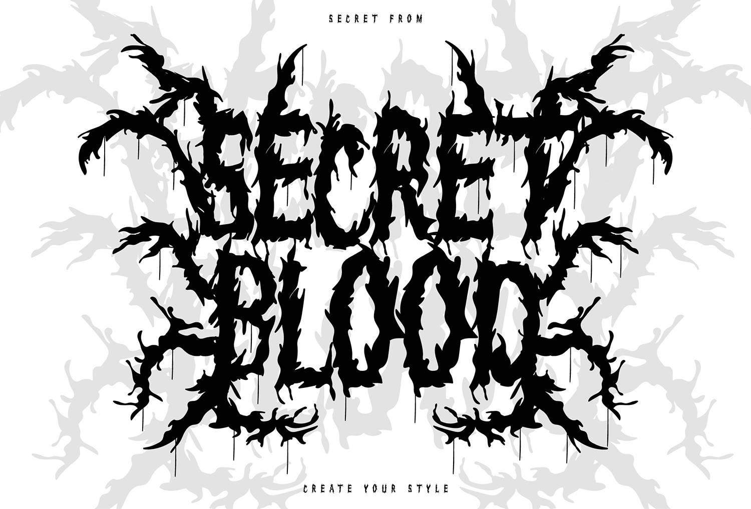 Death Angel Font sample