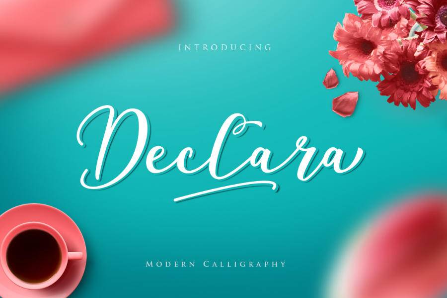 Declara Script Demo Font sample