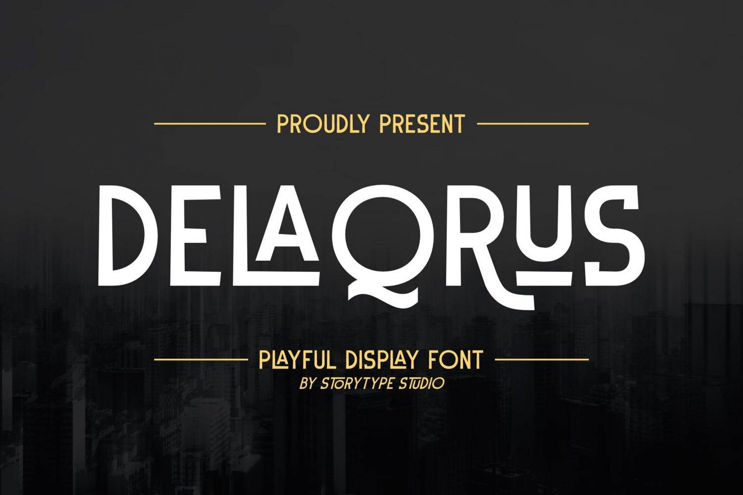 Delaqrus Font sample