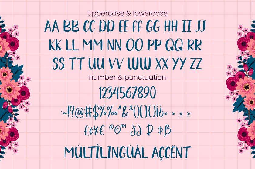 Delight Crush Font sample