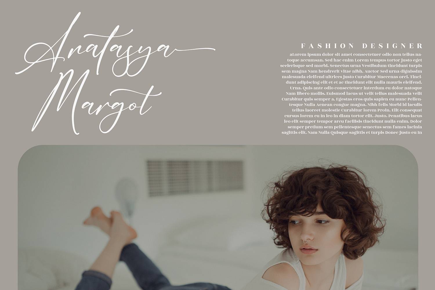 Delistaria Signature Font sample