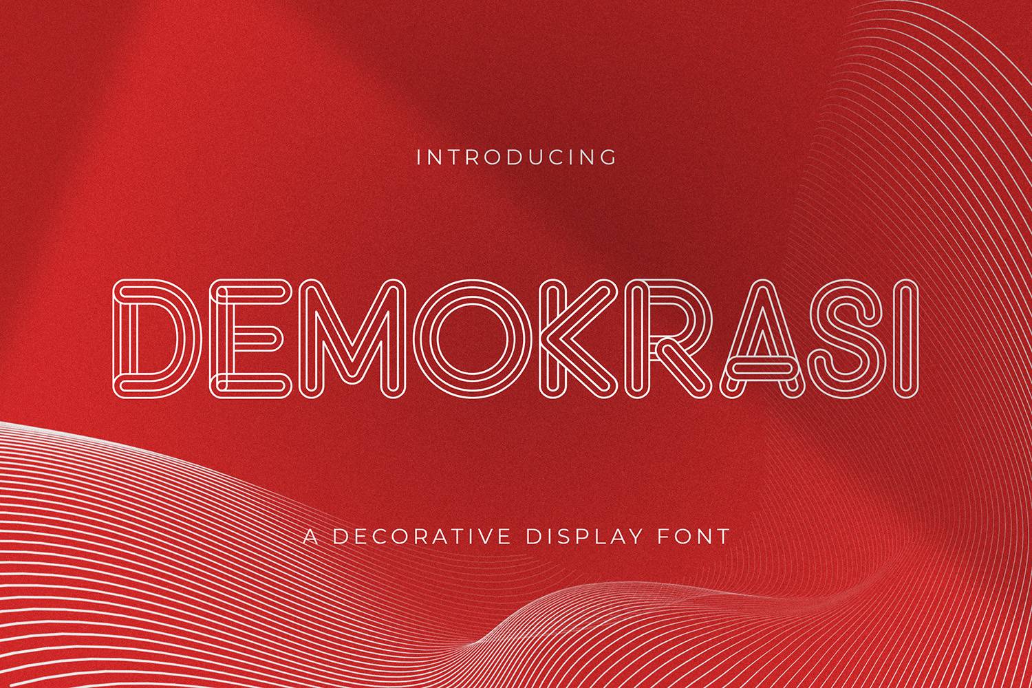 Demokrasi Font sample