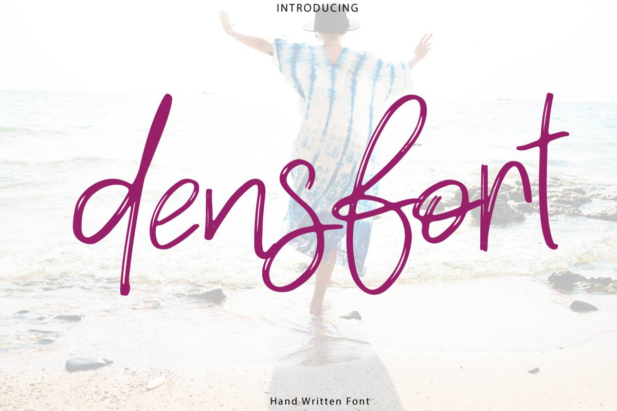 Densfort Font sample