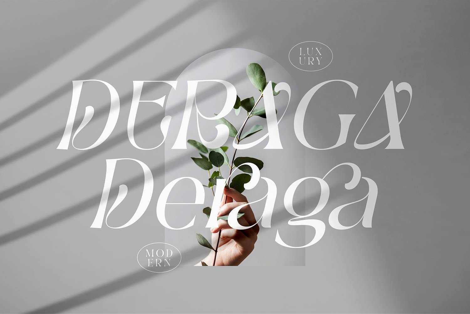 Deraga Font sample