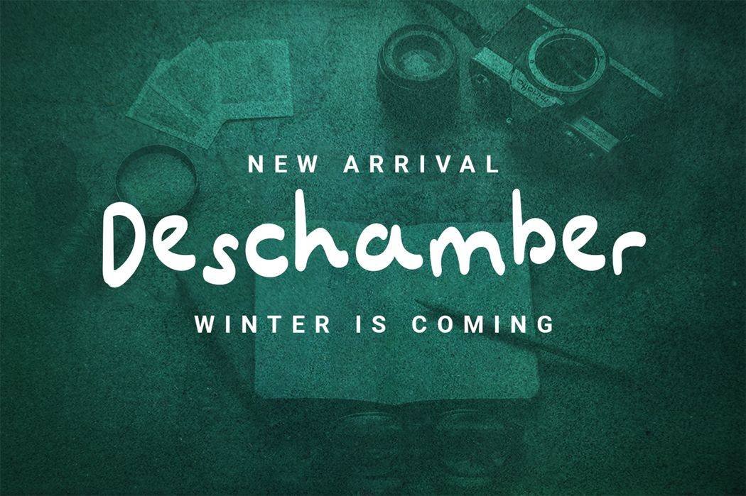 Deschamber Font sample
