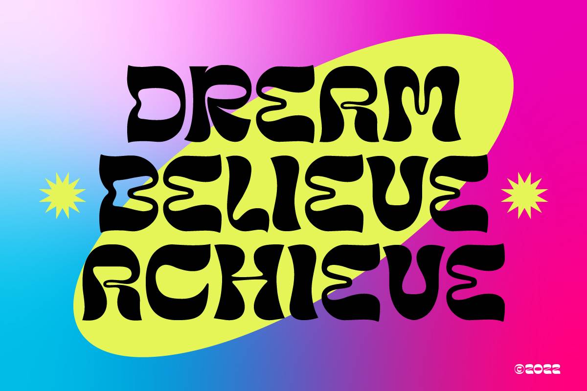 Deserved Font sample