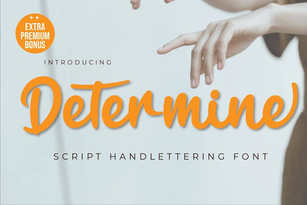 Determine Font sample