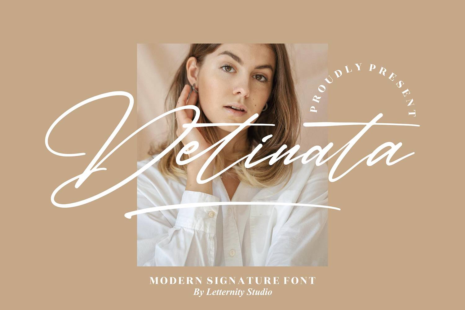 Detinata Font sample