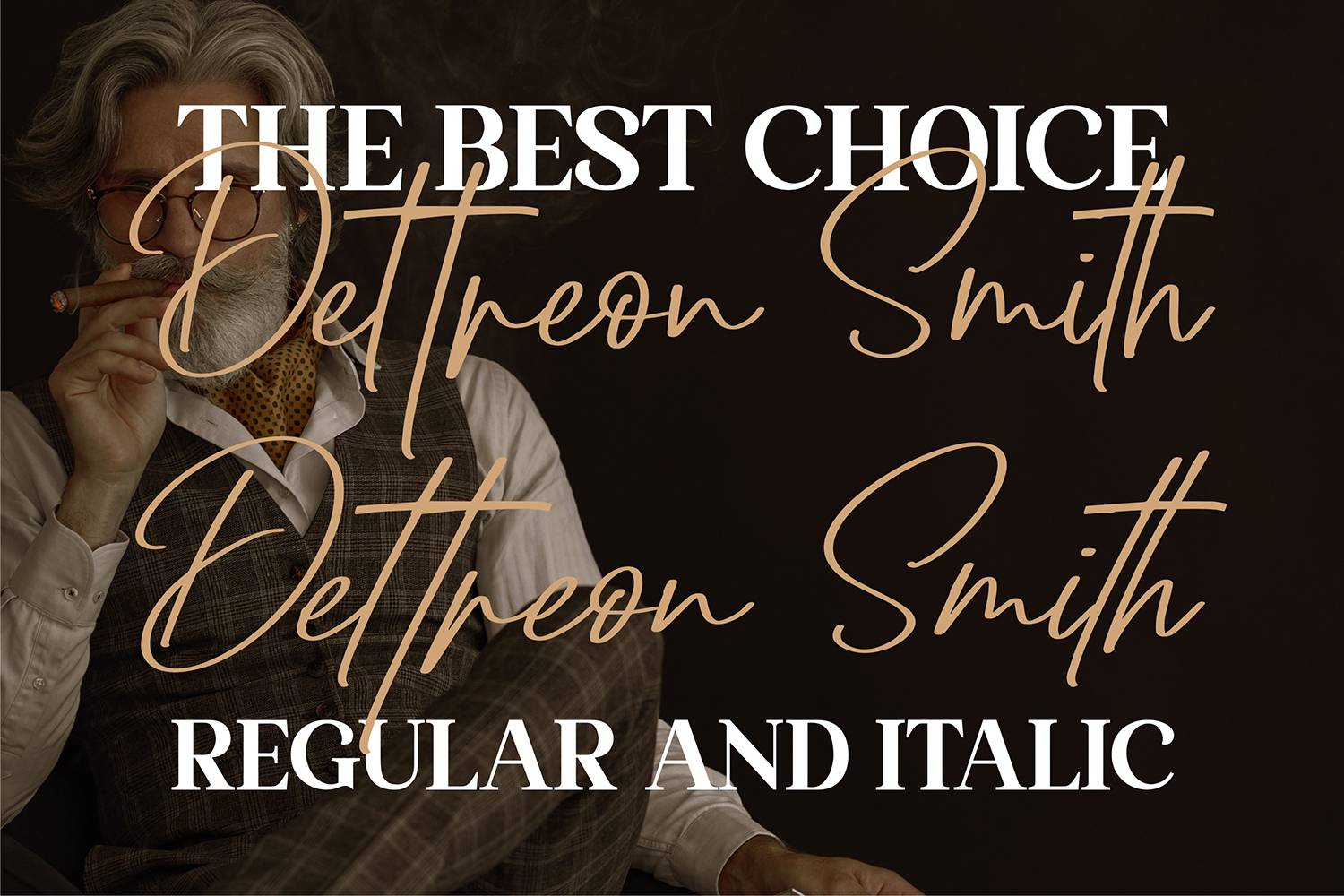 Dettreon Smith Font sample