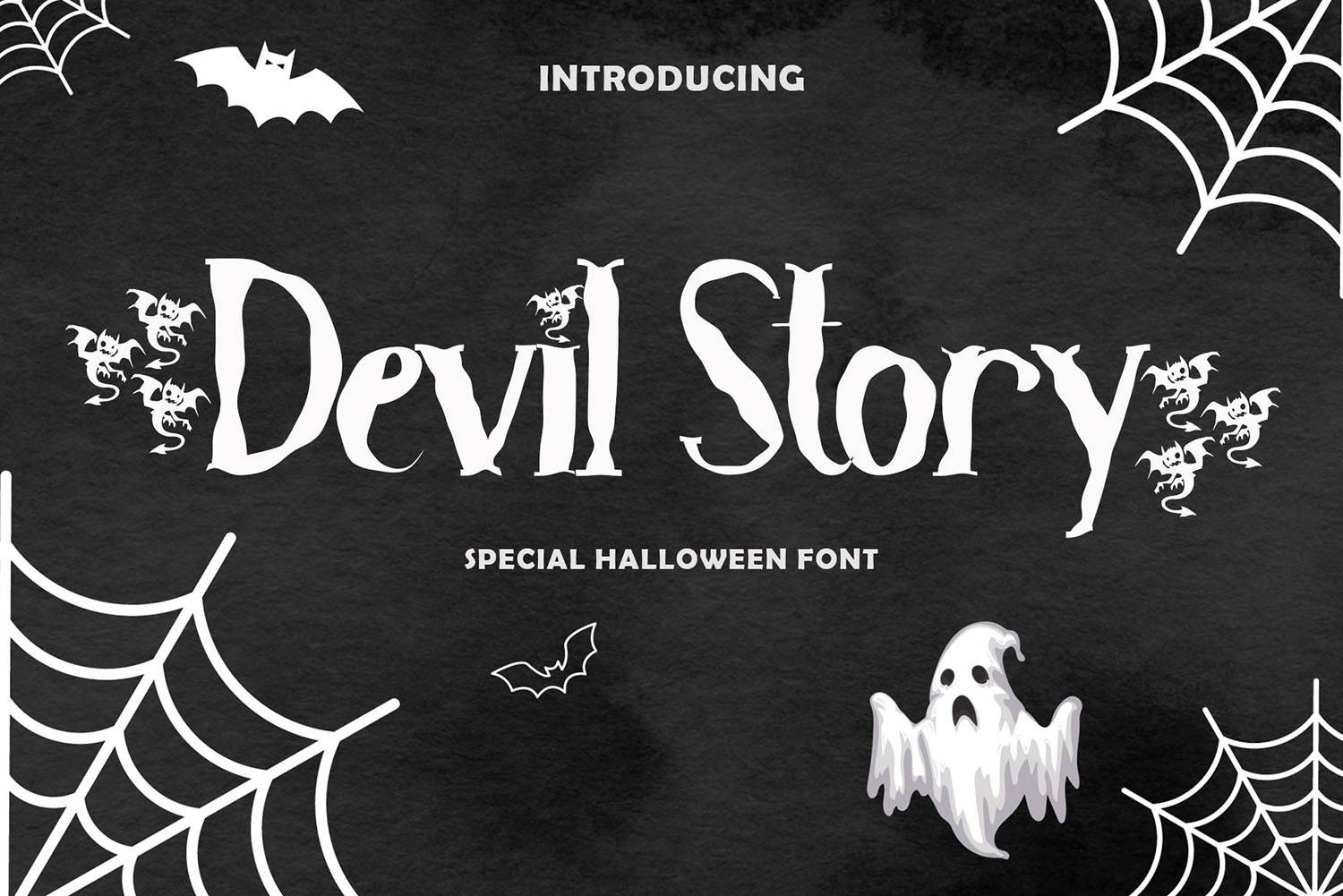 Devil Story Font sample