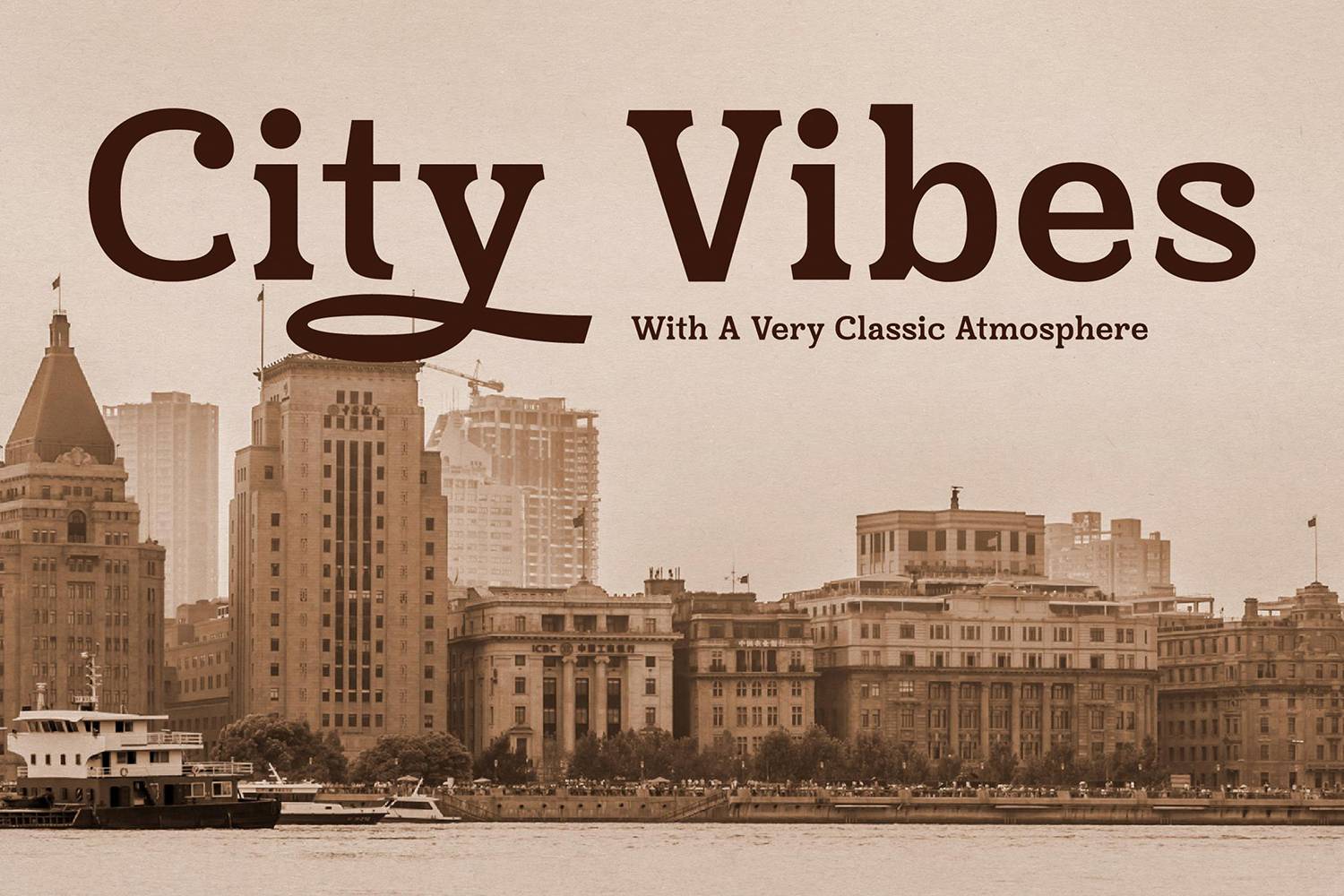 Dhrifted Font sample