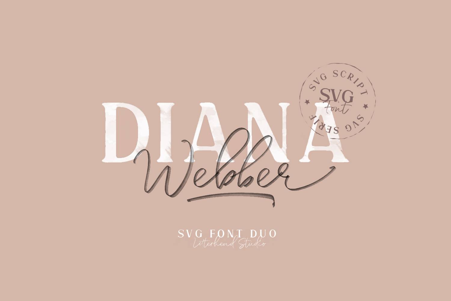 Diana Webber Font sample