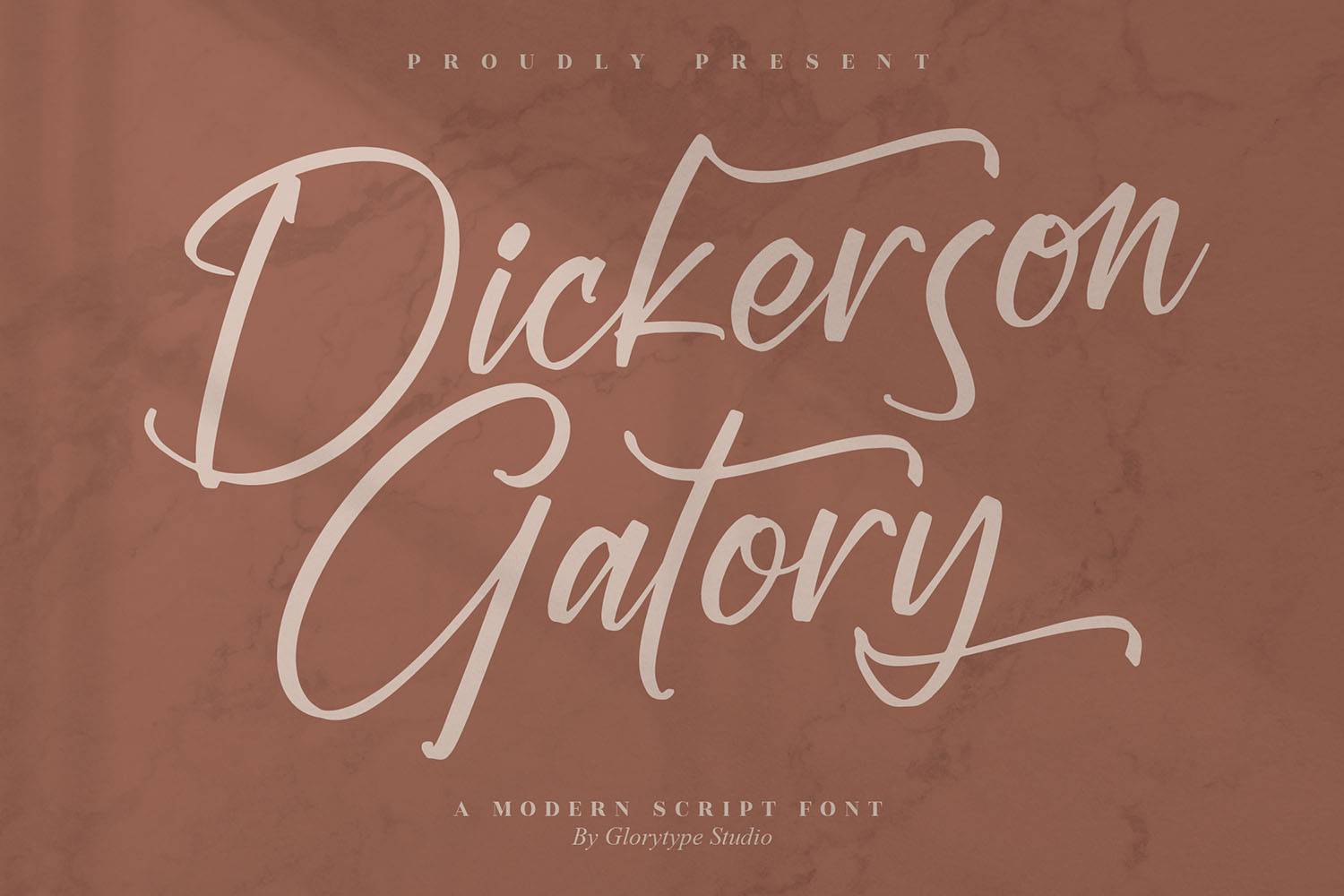 Dickerson Gatory Font sample