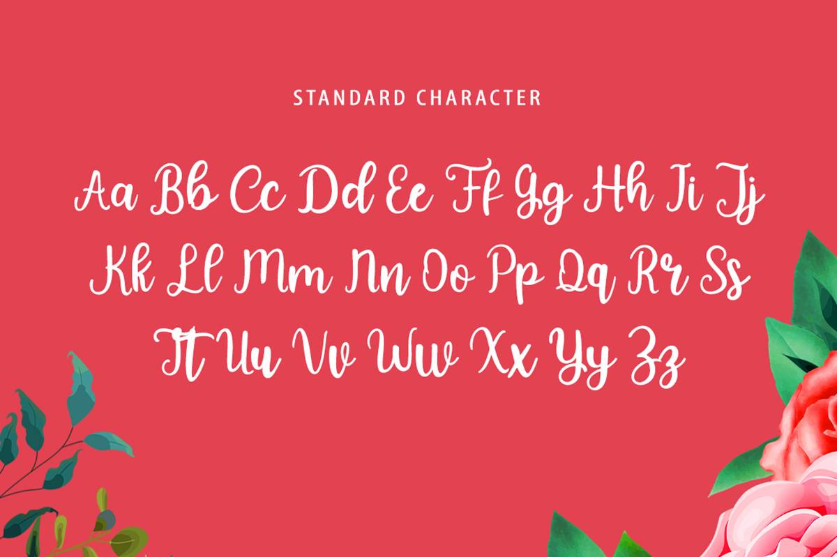 Dilanova Script Font sample