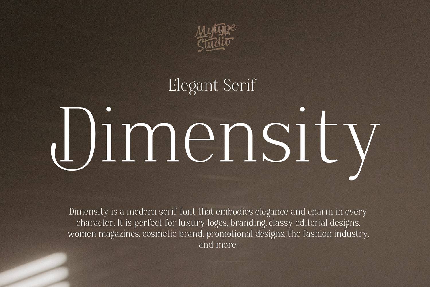 Dimensity Font sample