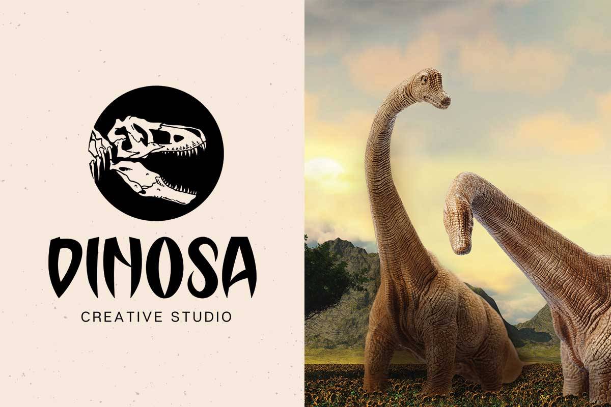 Dinopark Font sample