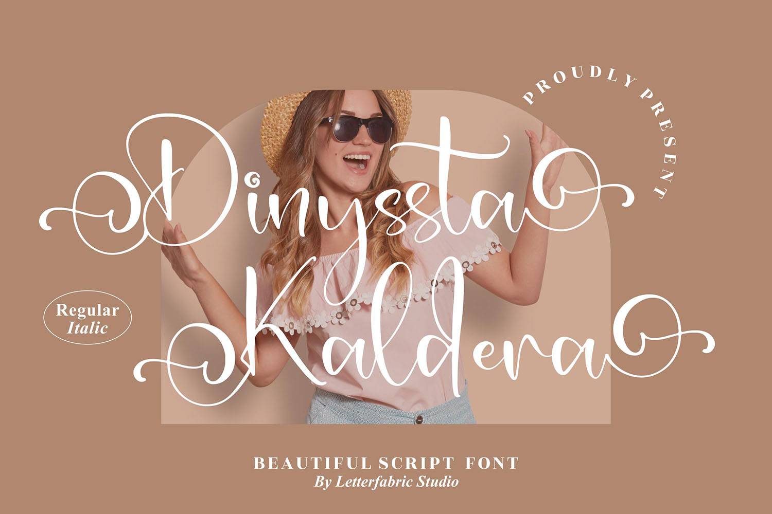 Dinyssta Kaldera Font sample