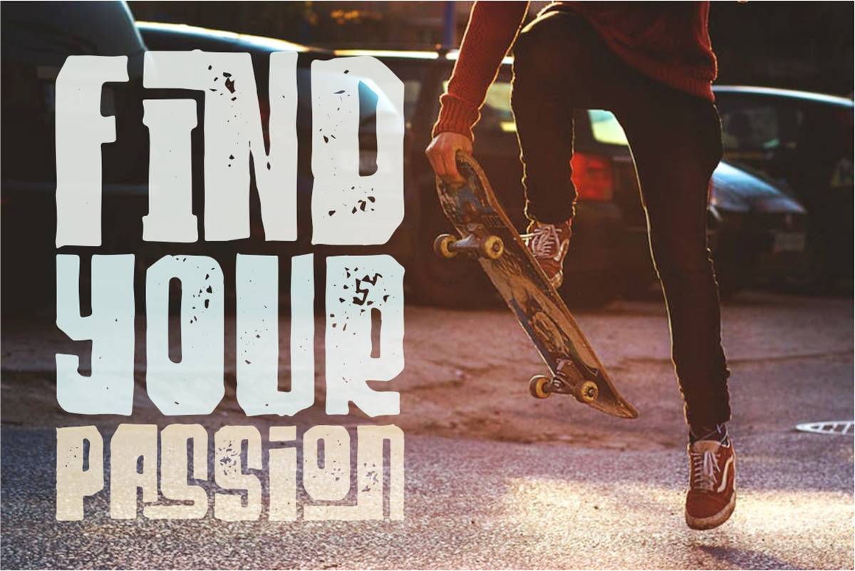 Dirty Rock Font sample
