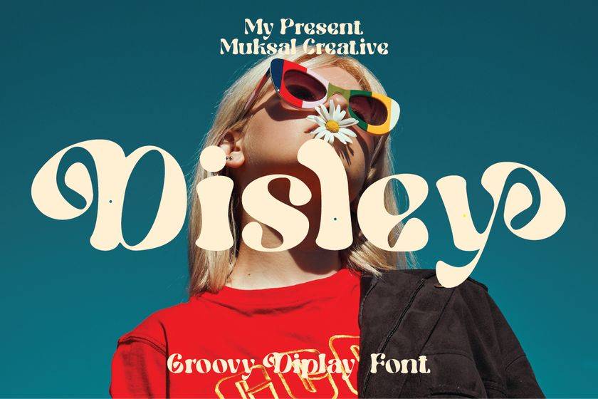 Disley Font sample