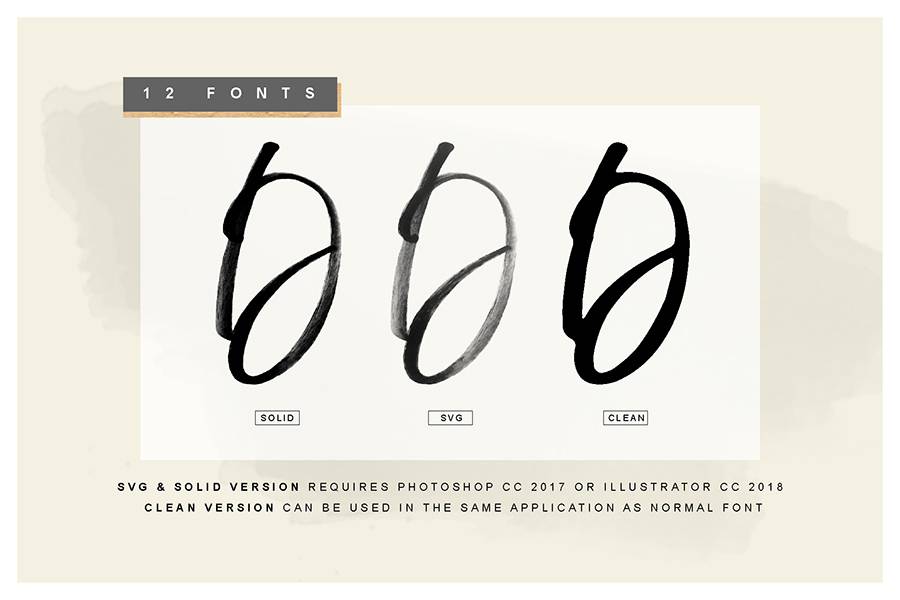 Display Signature Brush Font sample