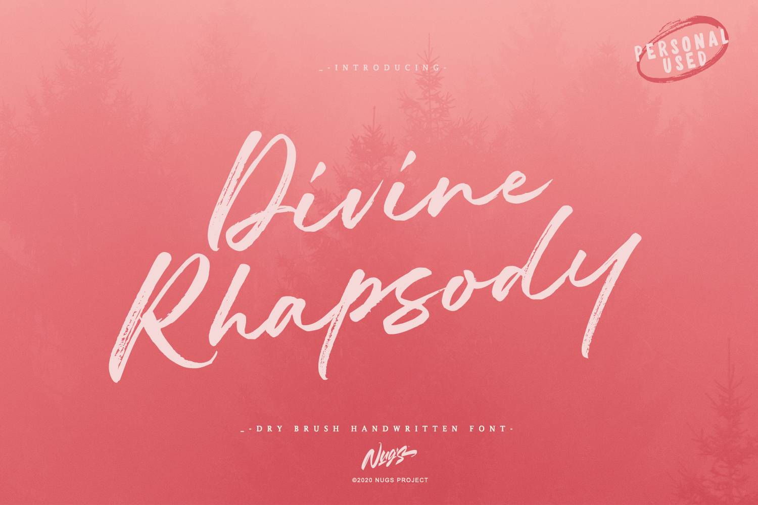 Divine Rhapsody Font sample