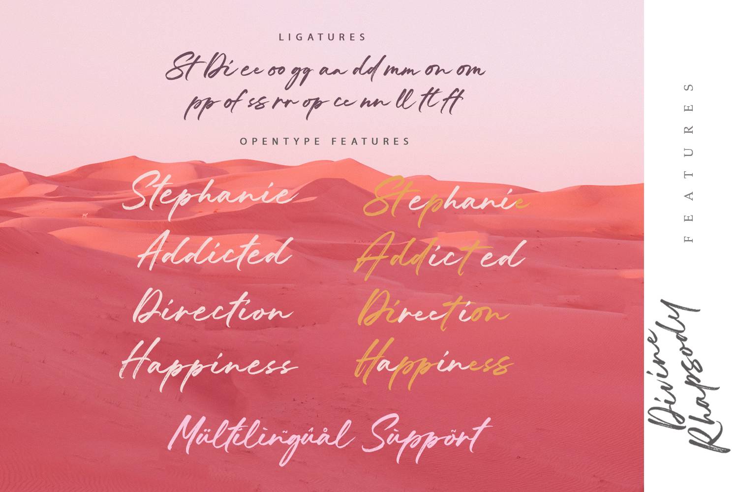 Divine Rhapsody Font sample