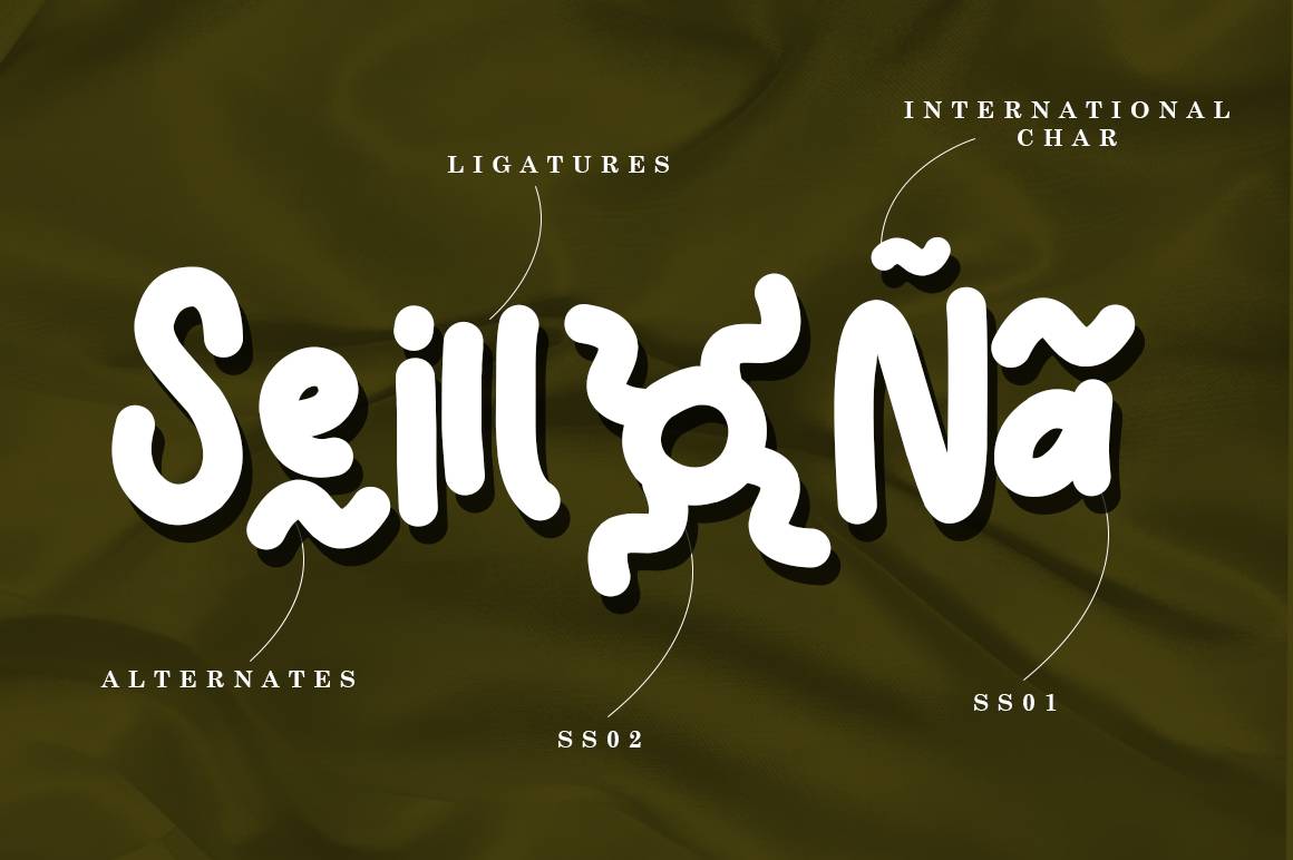 Dolby Almost Font sample