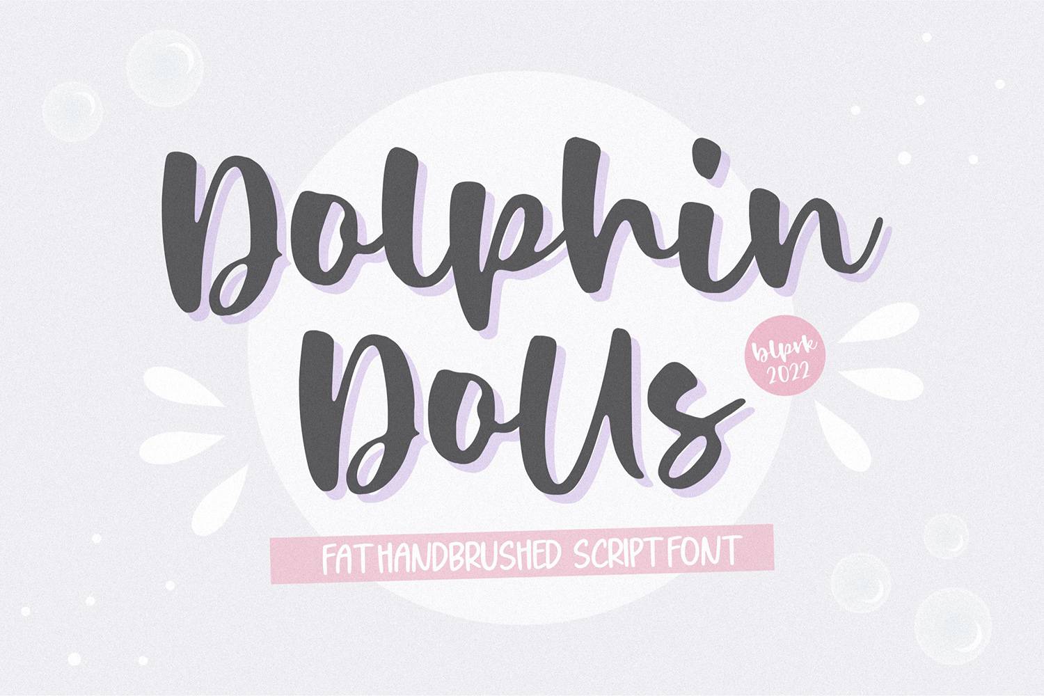 Dolphin Dolls Font sample