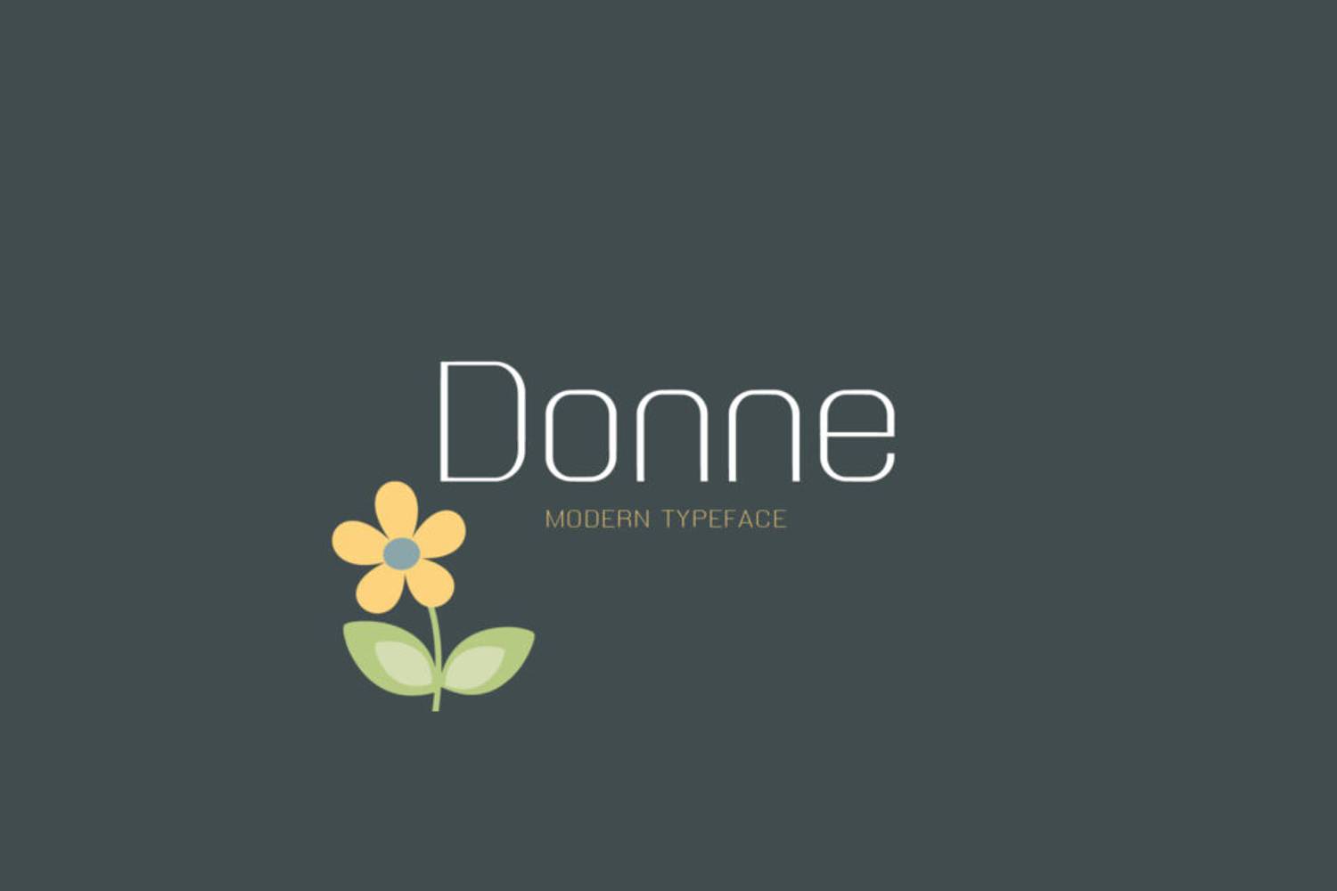 Donne Font sample